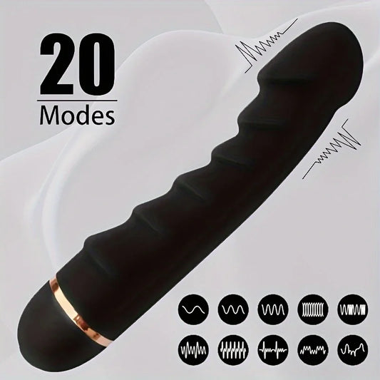 20-Mode G-Spot Vibrator – Vaginal & Anal Stimulator for Women