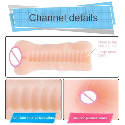 Aircraft Cup Male Masturbator – Suction-Power TPE Stroker Cup