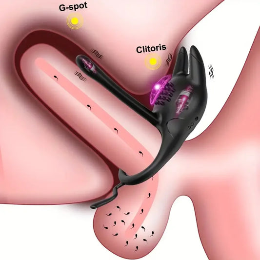 Vibrating Cock Ring for Couples – Delay Ejaculation & Clitoral Stimulation