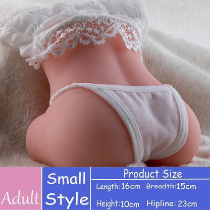 Life-Size Realistic Ass & Vagina Masturbator – Dual-Channel Silicone Sex Doll for Men