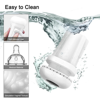 Automatic Sucking Blowjob Masturbator – Vibro Suction Cup Machine for Men