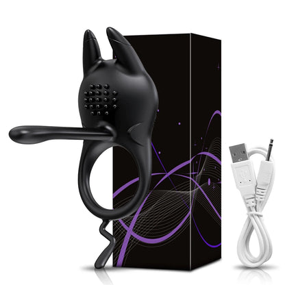 Vibrating Cock Ring for Couples – Delay Ejaculation & Clitoral Stimulation