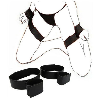 Erotic Bondage Bed Games Set – Handcuffs & Ankle Restraints Kit