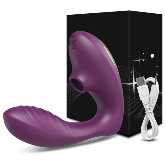 Air-Suction Vibrator – Clit & Nipple Vacuum Stimulator with Vagina Suck