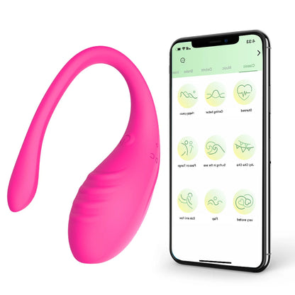 App-Controlled Wearable Vibrating Egg – 9-Speed G‑Spot & Anal Massager