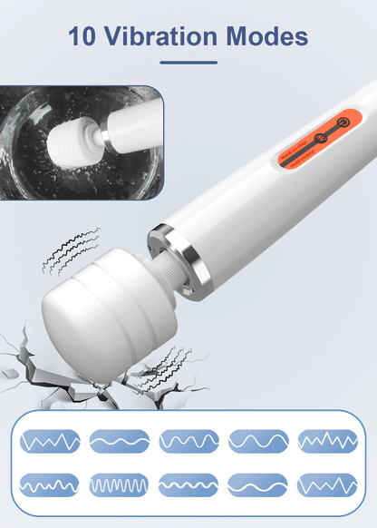 Big AV Power Wand – 20‑Mode Clit & G‑Spot Body Massager