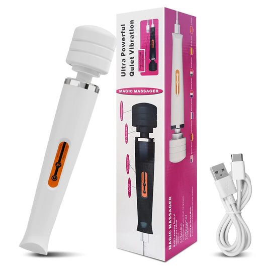 Big AV Power Wand – 20‑Mode Clit & G‑Spot Body Massager
