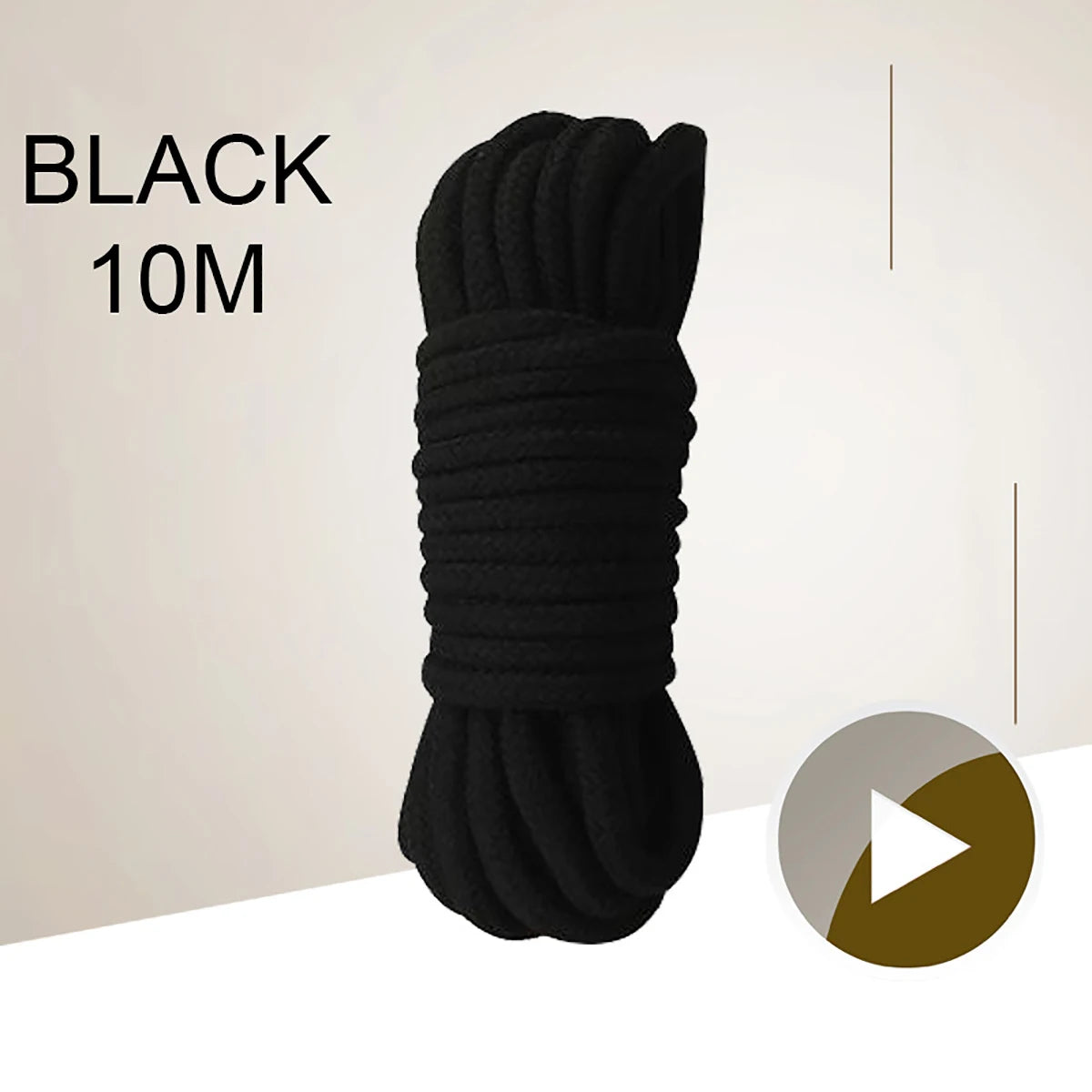 Adjustable Cotton Rope Handcuffs – Soft Multi-Color BDSM Restraints