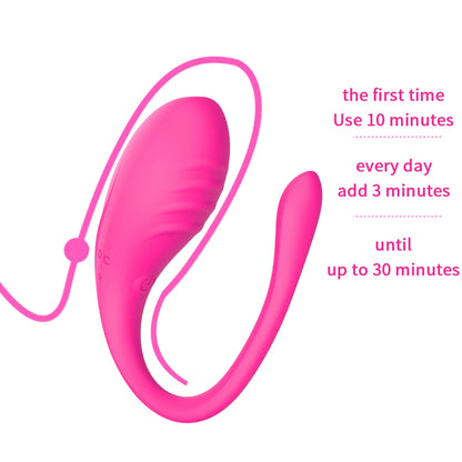 App-Controlled Wearable Vibrating Egg – 9-Speed G‑Spot & Anal Massager