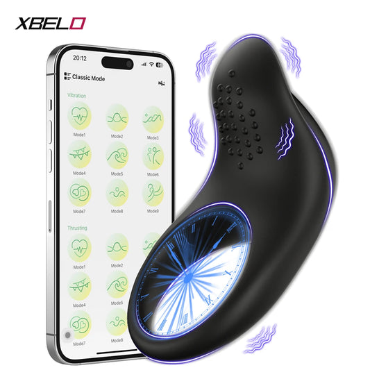 App-Control Vibrating Cock Ring – Ejaculation Delay & Remote Couples Play