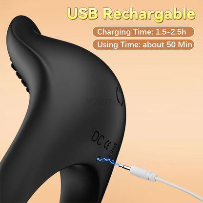 App-Control Vibrating Cock Ring – Ejaculation Delay & Remote Couples Play
