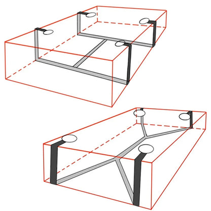 Erotic Bondage Bed Games Set – Handcuffs & Ankle Restraints Kit