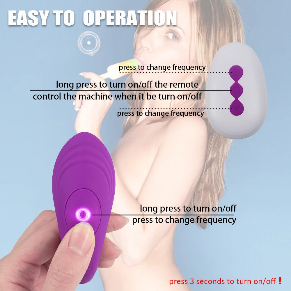 10-Mode Wearable Vibe – G-Spot & Clit Sucker with Remote Control