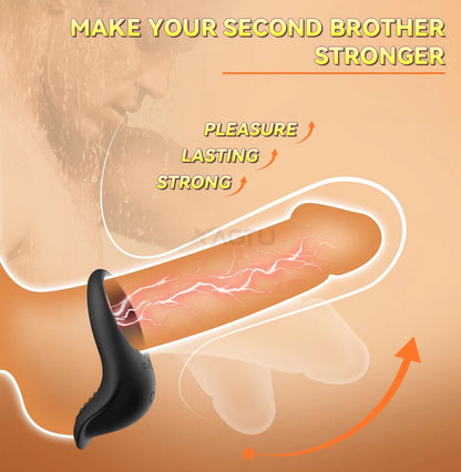 App-Control Vibrating Cock Ring – Ejaculation Delay & Remote Couples Play