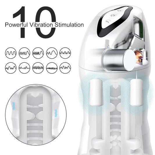 Automatic Sucking Blowjob Masturbator – Vibro Suction Cup Machine for Men