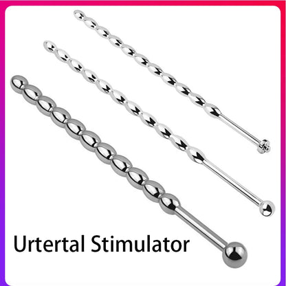 Stainless Steel Urethral Bead Plug Set – 6 mm & 8 mm Electro Shock Sounding Rod