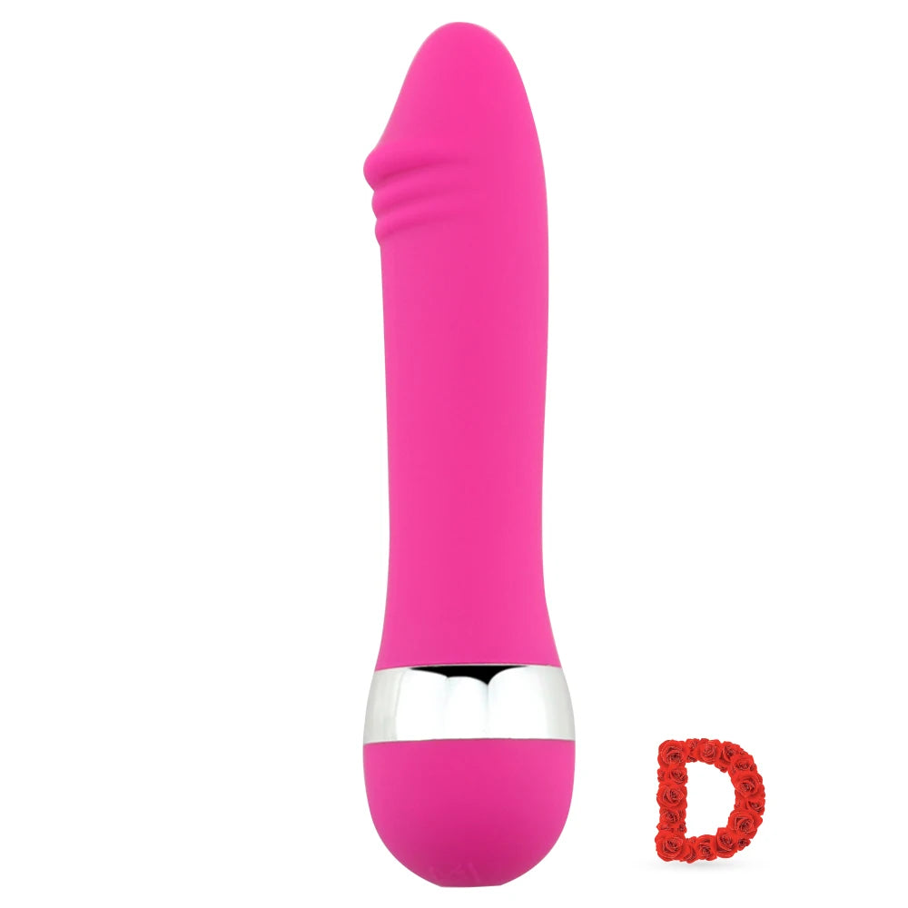 Mini AV Magic Vibrator – Realistic G‑Spot & Anal Silicone Massager